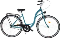 Rowery - Dallas Bike Rower Dallas City 26" 3spd - morski z czarnym - miniaturka - grafika 1