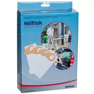 Nilfisk Alto Alto Worki fizelinowe 4szt do Buddy II - Akcesoria do myjek - miniaturka - grafika 3