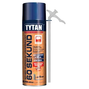 Pianoklej uniwersalny 60 Sekund 300 ml wężyk TYTAN PROFESSIONAL - Pianki montażowe - miniaturka - grafika 1