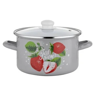 GARNEK TRADYCYJNY EMALIOWANY DŻEM 4,1L 20CM INDUKCJA - Garnki - miniaturka - grafika 1