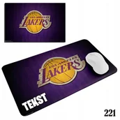 Podkładki pod mysz - PODKŁADKA POD MYSZKĘ MYSZ WZORY DO WYBORU - LAKERS NBA KOSZYKÓWKA 20x24cm - miniaturka - grafika 1