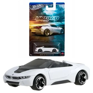 Hot Wheels Silver Series Hybrid Speed Autko BMW i8 Roadster JCB76 1/5 - Samochody i pojazdy dla dzieci - miniaturka - grafika 1