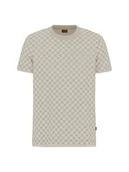 Koszulki męskie - JOOP! T-Shirt Victormanuel 30101945 Écru Regular Fit - miniaturka - grafika 1