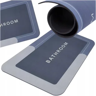 DYWANIK ŁAZIENKOWY SZYBKOSCHNĄCY 60x40 PROSTOKĄTNY PIANKOWY MATA ŁAZIENKOWA - Dywaniki łazienkowe DYWANIK ŁAZIENKOWY SZYBKOSCHNĄCY 60x40 PROSTOKĄTNY PIANKOWY MATA ŁAZIENKOWA - Dywaniki łazienkowe - miniaturka - grafika 1