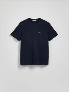 Reserved - T-shirt regular z nadrukiem - granatowy - Koszulki męskie - miniaturka - grafika 1