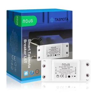 Iteligentny przekaźnik łącznikowy NOUS Tasmota L6T - Systemy inteligentnych domów - miniaturka - grafika 1