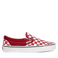Trampki męskie - Tenisówki Vans Classic Slip On VN000DAH14A1 Czerwony - miniaturka - grafika 1