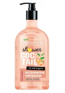 Kosmetyki do kąpieli - Bielenda Shower Coctail Żel pod prysznic odświeżający Brzoskwinia & Kombucha 400ml 134645 - miniaturka - grafika 1