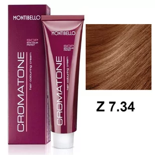 Montibello Cromatone farba do włosów 60ml 7,34 - Farby do włosów i szampony koloryzujące - miniaturka - grafika 1