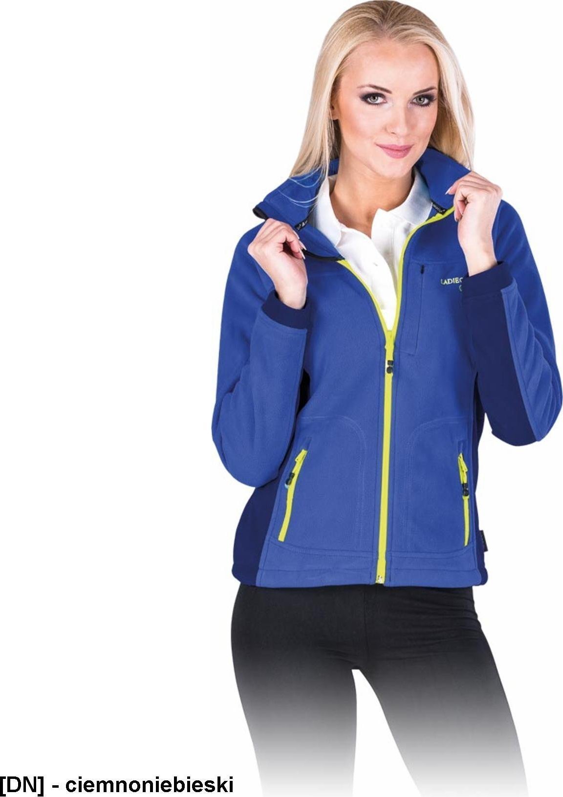 R.E.I.S. LH-LADYFLY - damska bluza polarowa - ciemnoniebieski 2XL