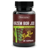 Suplementy naturalne - Skoczylas Krzem Bor Jod 60 k - miniaturka - grafika 1