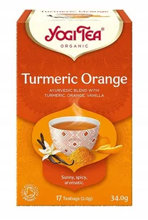 Herbata Yogi Tea Turmeric Orange - kurkuma pomarańcza (17x2,0g) - Herbata Herbata Yogi Tea Turmeric Orange - kurkuma pomarańcza (17x2,0g) - Herbata - miniaturka - grafika 1