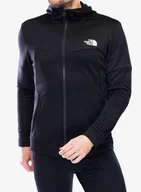 Bluzy sportowe męskie - Bluza z kapturem The North Face Ma Full Zip Fleece - tnf black - miniaturka - grafika 1