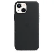 Etui i futerały do telefonów - Skórzane etui na telefon do Iphone 13 Mini skórzane etui z Magsafe - KC Midnight Black - miniaturka - grafika 1