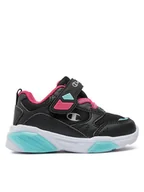 Buty dla dziewczynek - Champion Sneakersy Wave G Td Low Cut Shoe S32781-CHA-KK006 Czarny - miniaturka - grafika 1