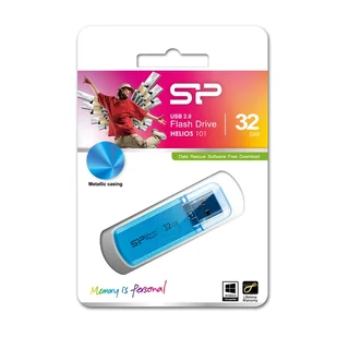Silicon Power Helios 101 pamięć USB 32 GB USB Typu-A 2.0 Niebieski SP032GBUF2101V1B - Pendrive - miniaturka - grafika 1