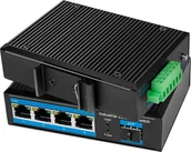 Switche - Switch LogiLink Logilink 4-Port Gigabit Ethernet Switch 1000Mbit/s +1 SFP PT NS204 - miniaturka - grafika 1