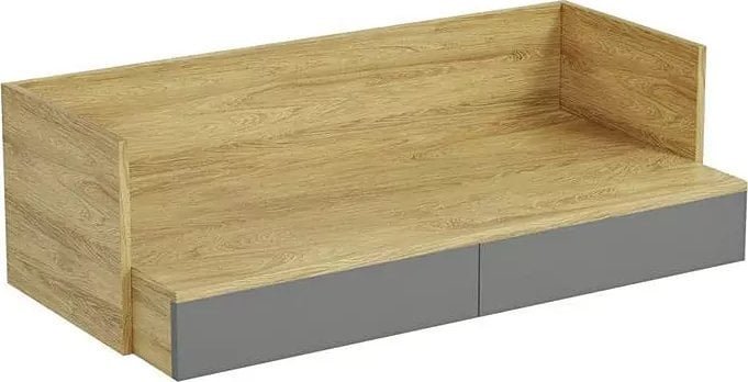 Elior Biurko modułowe hikora + szary przykurzony - Horizonte 3X