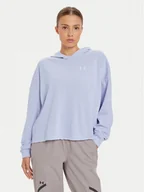 Bluzy damskie - Under Armour Bluza Ua Rival 1382736 Fioletowy Loose Fit - miniaturka - grafika 1