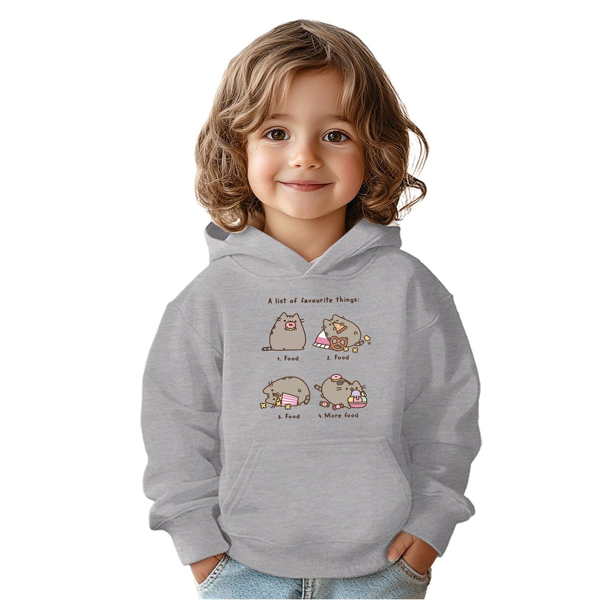 BLUZA DZIECIĘCA PUSHEEN KOT 104 CHŁOPIĘCA DZIEWCZĘCA PREZENT