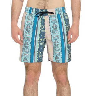 Spodenki kąpielowe męskie Volcom Lido Print - Kąpielówki męskie - miniaturka - grafika 1