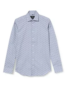 Seidensticker Męska koszula biznesowa - łatwa do prasowania koszula z bardzo wąskim krojem - X-Slim Fit - długi rękaw - kołnierz typu kent - 100% bawełna, granatowy, 38 PL - Koszule męskie - miniaturka - grafika 1