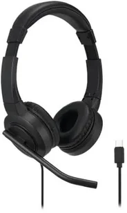 Kensington H1000 Wired Headset USB-C, Black - Słuchawki - miniaturka - grafika 1