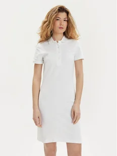 Lacoste Sukienka codzienna EF5473 Biały Slim Fit - Sukienki - miniaturka - grafika 1