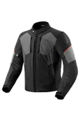 Odzież motocyklowa - Kurtka Motocyklowa Rev'it! Catalyst H2O Czarny/SzaryXXL - miniaturka - grafika 1