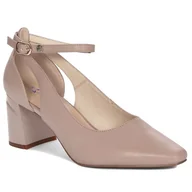 Czółenka - Maciejka Czółenka Damskie Beżowe-40 - miniaturka - grafika 1