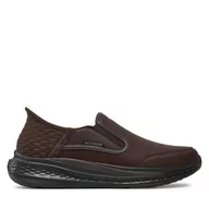 Półbuty męskie - Półbuty Skechers Slade 205237 Brązowy - miniaturka - grafika 1