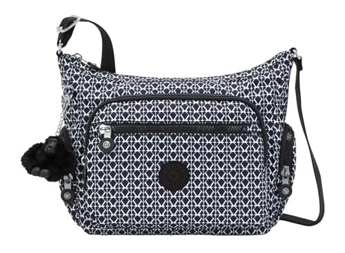 Kipling Basic Prt Collection Gabbie S torba crossbody dla kobiet, rozmiar M, nadruk Signature