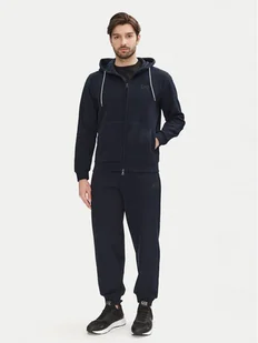 EA7 Emporio Armani Dres 7M000243 AF10377 UB102 Granatowy Regular Fit - Dresy męskie - miniaturka - grafika 1