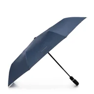Parasole - Parasol automatyczny z elegancką rączką granatowy - miniaturka - grafika 1
