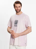 Koszulki męskie - Billabong T-Shirt Together ABYZT01737 Różowy Regular Fit - miniaturka - grafika 1