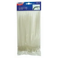 Inne mocowania - Nylonowe opaski zaciskowe białe 3,6 x 300 mm 100 szt. - miniaturka - grafika 1