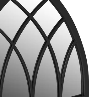 Lumarko Lustro do wnętrz, czarne, 100x45 cm, żelazne - Lustra - miniaturka - grafika 6