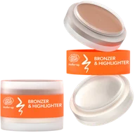 Bronzery i konturowanie twarzy - Faceboom Kremowy Bronzer i Rozświetlacz do Konturowania 01 Cool - miniaturka - grafika 1