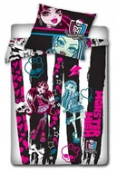 Pościel dla dzieci - pościel dziecięca bawełniana 160x200 Monster High Lalki Dwustronna - miniaturka - grafika 1