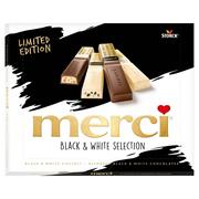 Inne słodycze - merci Black & White Selection Kolekcja czekoladek 240 g - miniaturka - grafika 1