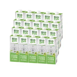 Biozen Napój sojowy naturalny bezglutenowy Zestaw 20 x 1 l Bio - Napoje roślinne - miniaturka - grafika 1