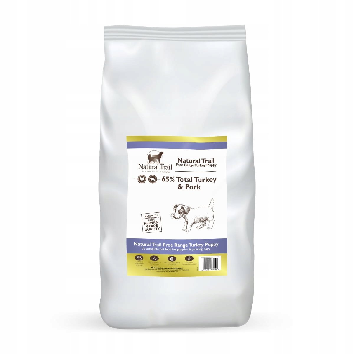 NATURAL TRAIL Puppy Medium Turkey 12kg szczenięta