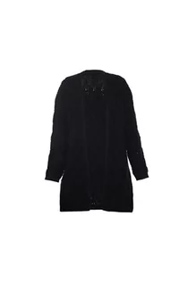 Swetry damskie - faina Damski sweter z długim rękawem średniej długości CZARNY rozmiar XL/XXL, czarny, XL - grafika 1