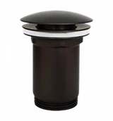 Korki do umywalek - OMNIRES A706 GR Korek klik klak do umywalki bez przelewu / z przelewem grafit - miniaturka - grafika 1