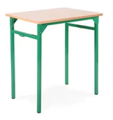 Meble do szkół i przedszkoli - Stół szkolny ławka Żak jednoosobowy 70x50 cm - miniaturka - grafika 1
