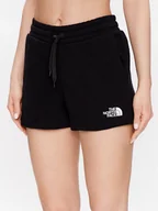 Spodenki damskie - The North Face Szorty sportowe NF0A7QZX Czarny Regular Fit - miniaturka - grafika 1