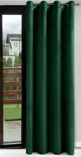 Zasłona Welurowa Na Przelotkach 140x250 Velvet Gruba Zaciemniająca Butelka