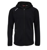 Bluzy dla dziewczynek - Bluza dziecięca CCM LOCKER ROOM FLEECE FULL ZIP HOODIE Black M - miniaturka - grafika 1