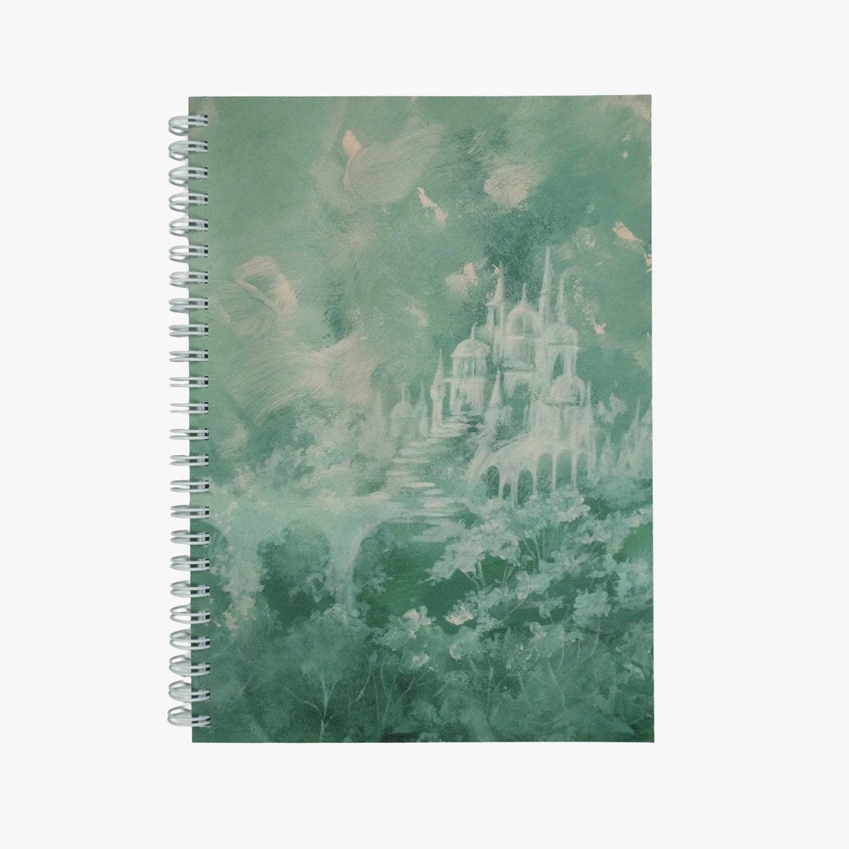 Dreamy Castle — kołozeszyt w kropki (A5), 120 gsm