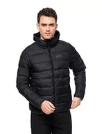 Kurtki męskie - Jack Wolfskin Męska kurtka puchowa Helium, czarna (Black), S 1200573-6000002 - miniaturka - grafika 1